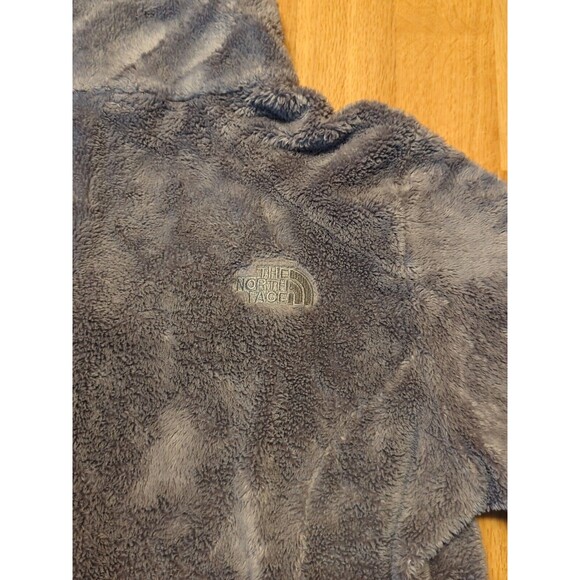 The North Face Jacket Womens Small Gray Full Zip Fleece Fuzzy Long Sleeve - Picture 12 of 12
